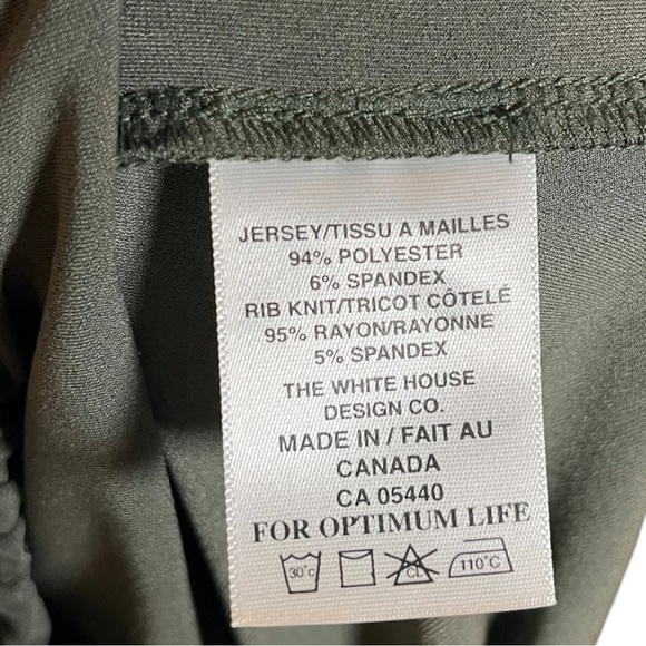 Sympli Olive Green Cowl Neck Jersey Tunic - Picture 7 of 7